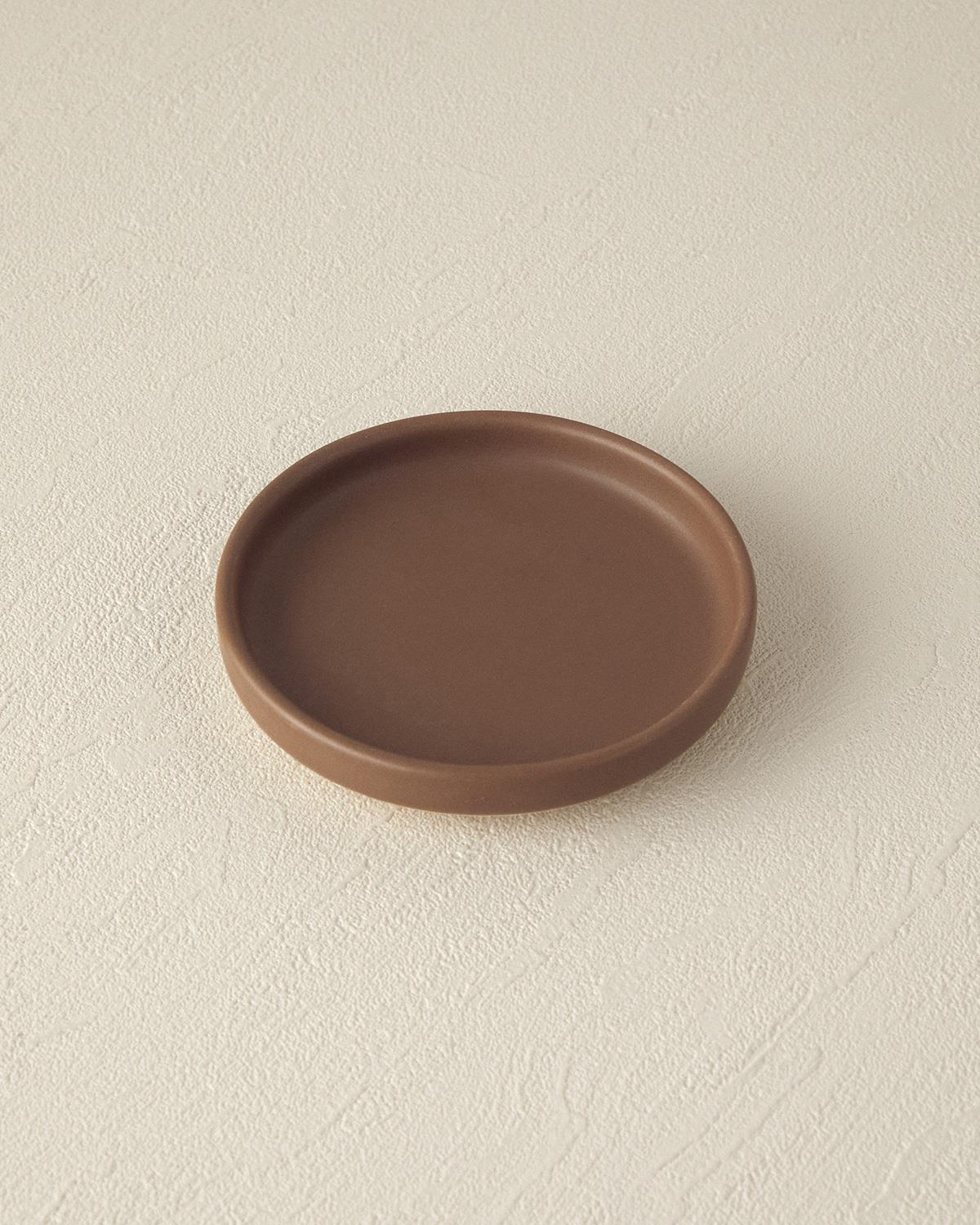 Alura Stoneware Banyo Seti Kahverengi