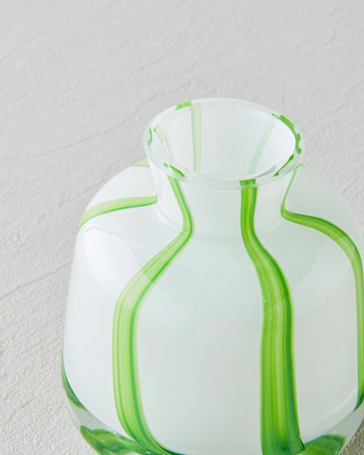 Andora Cam Vazo 10.5 cm Yeşil