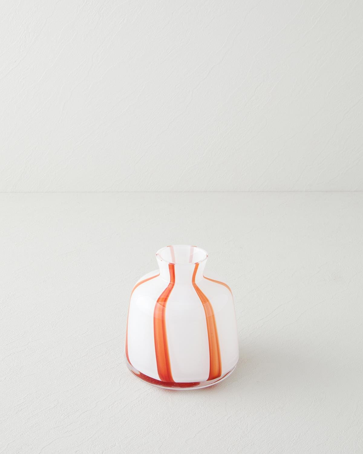 Andora Cam Vazo 13 cm Kırmızı