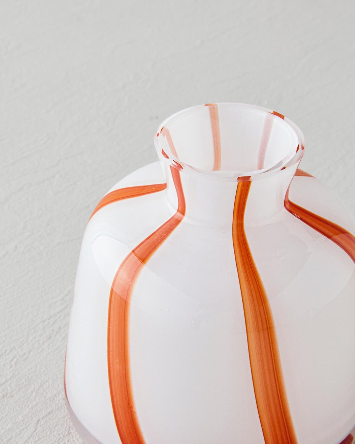 Andora Cam Vazo 13 cm Kırmızı