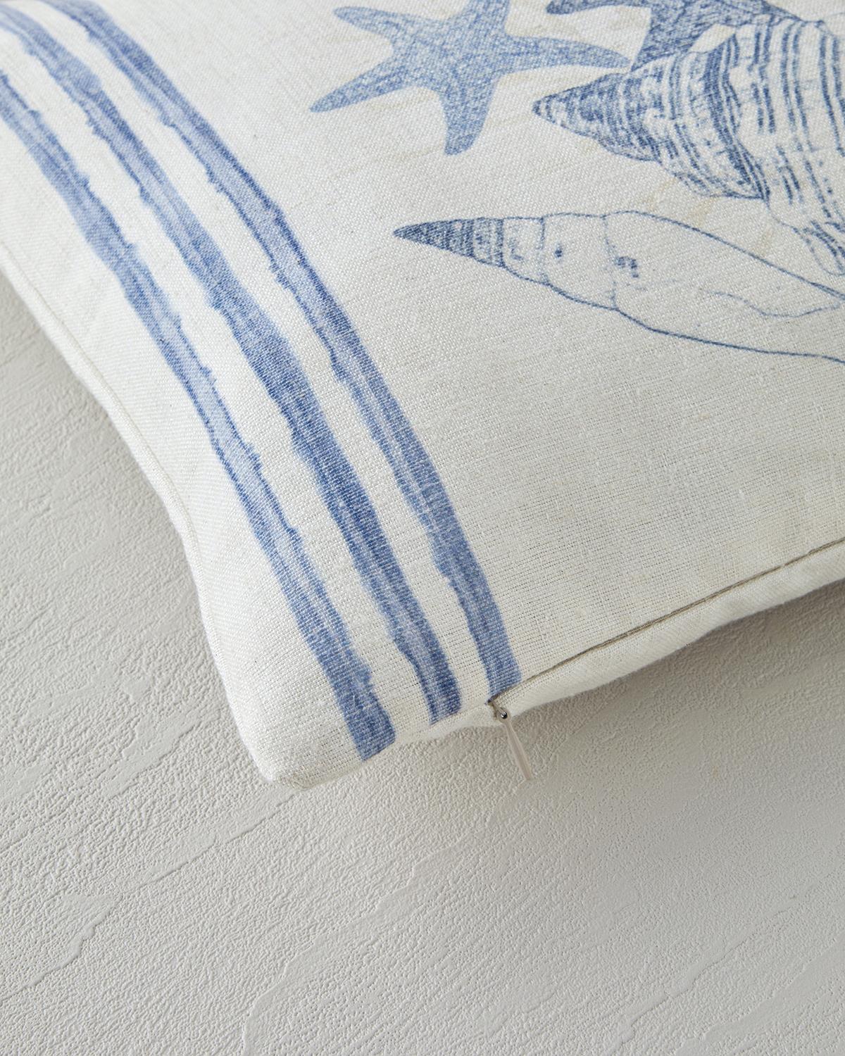 Aquamarine Dijital Baskı Dekoratif Kırlent 35x55 cm Mavi - Yeşil