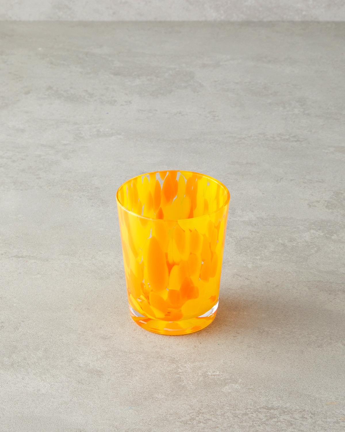 Arzu Sabancı Torcello Cam El Yapımı Bardak 300 ml Sarı