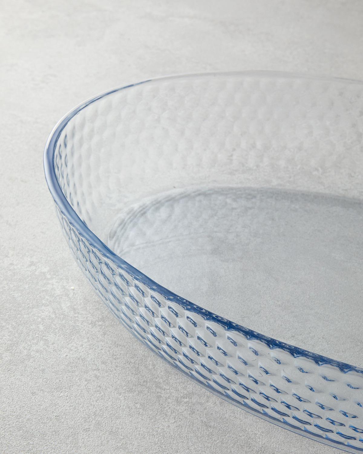 Bake&Serve Cam 2’li Oval Fırın Kabı 24x35-18x26 cm Şeffaf