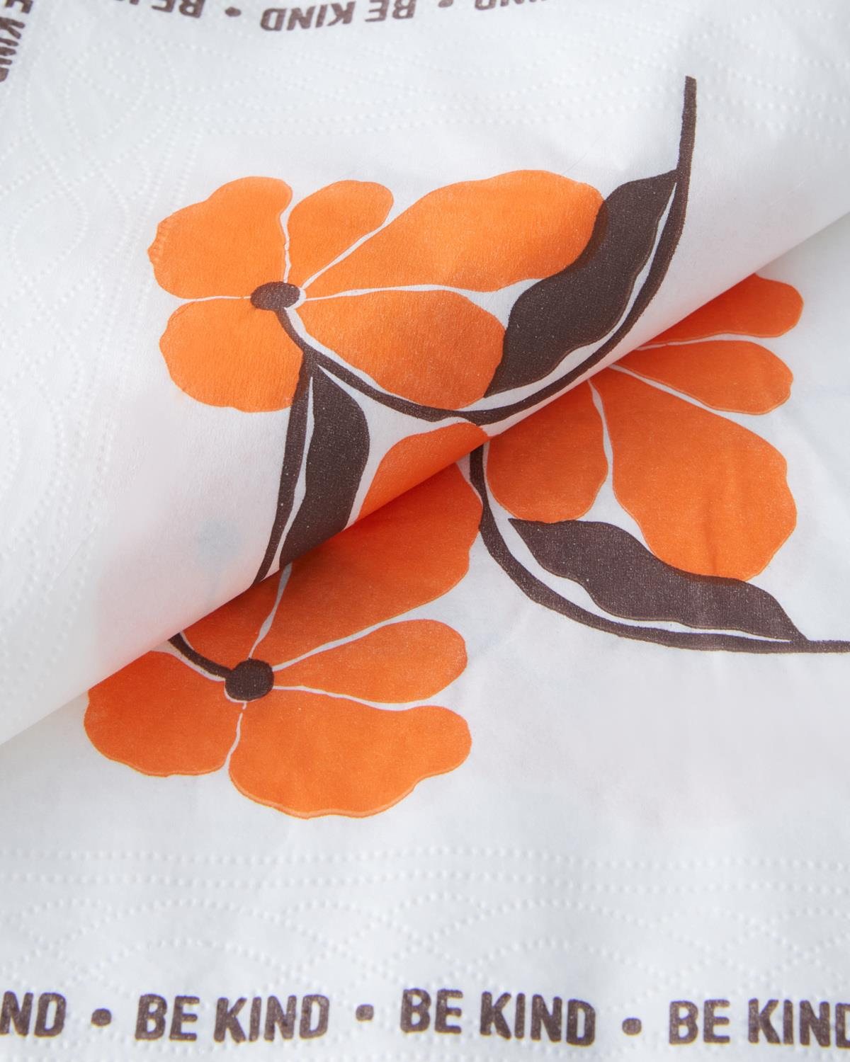 Be Kind Kağıt 20'li Kağıt Peçete 33x33 cm Turuncu