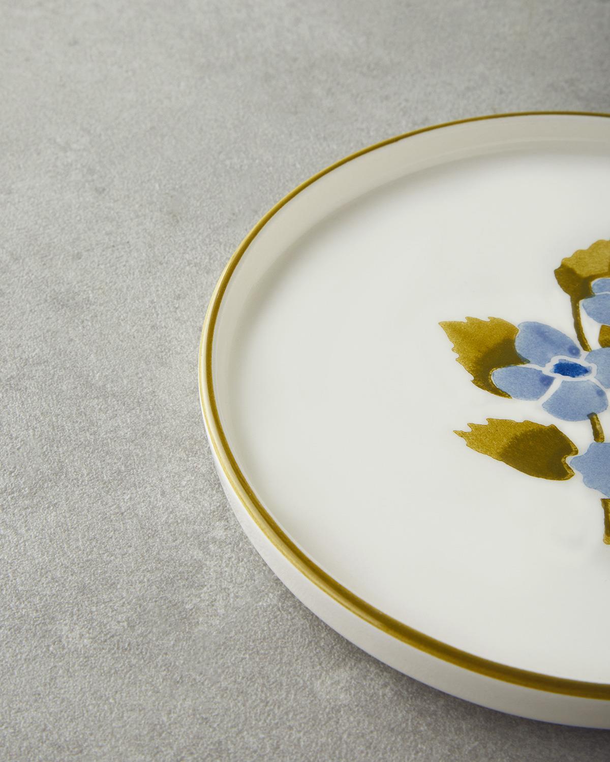 Begonya Seramik 4'lü Pasta Tabağı 16 cm Renkli