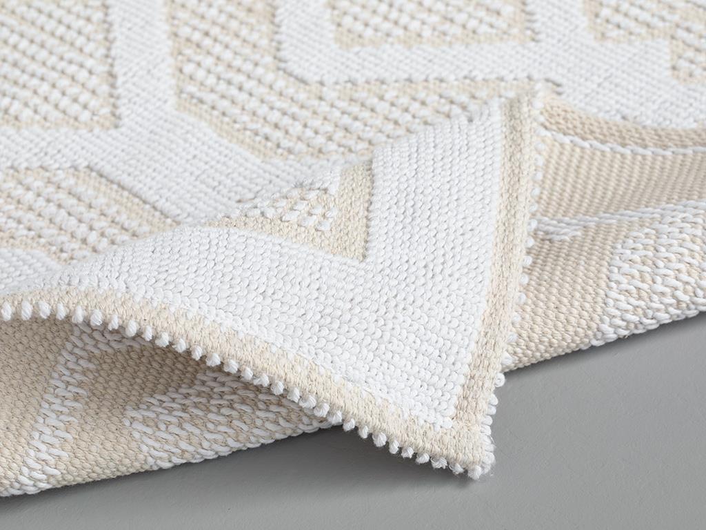 Belmont Pamuklu Kilim Beyaz