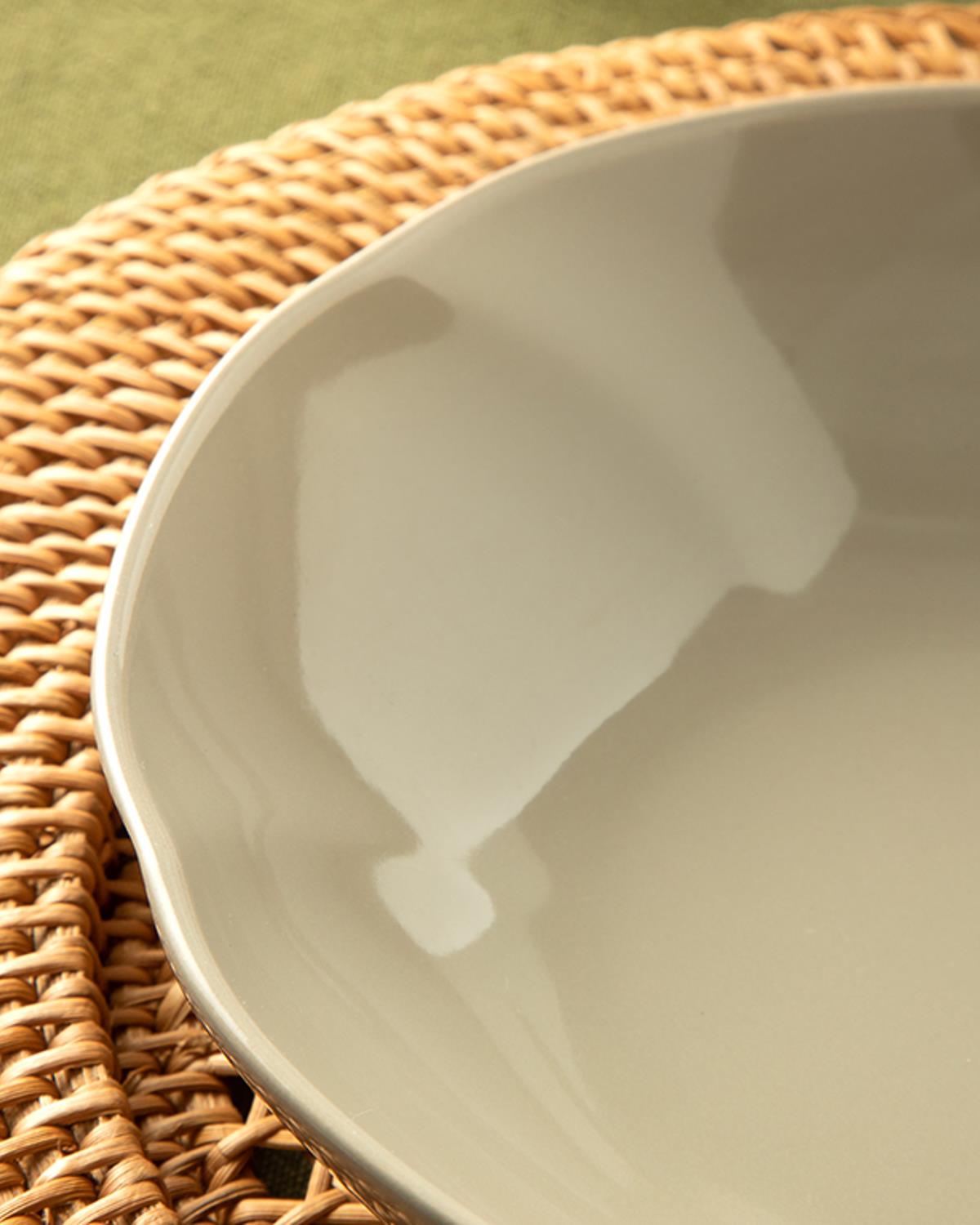 Benitta Seramik Çukur Tabak 19 cm Renkli