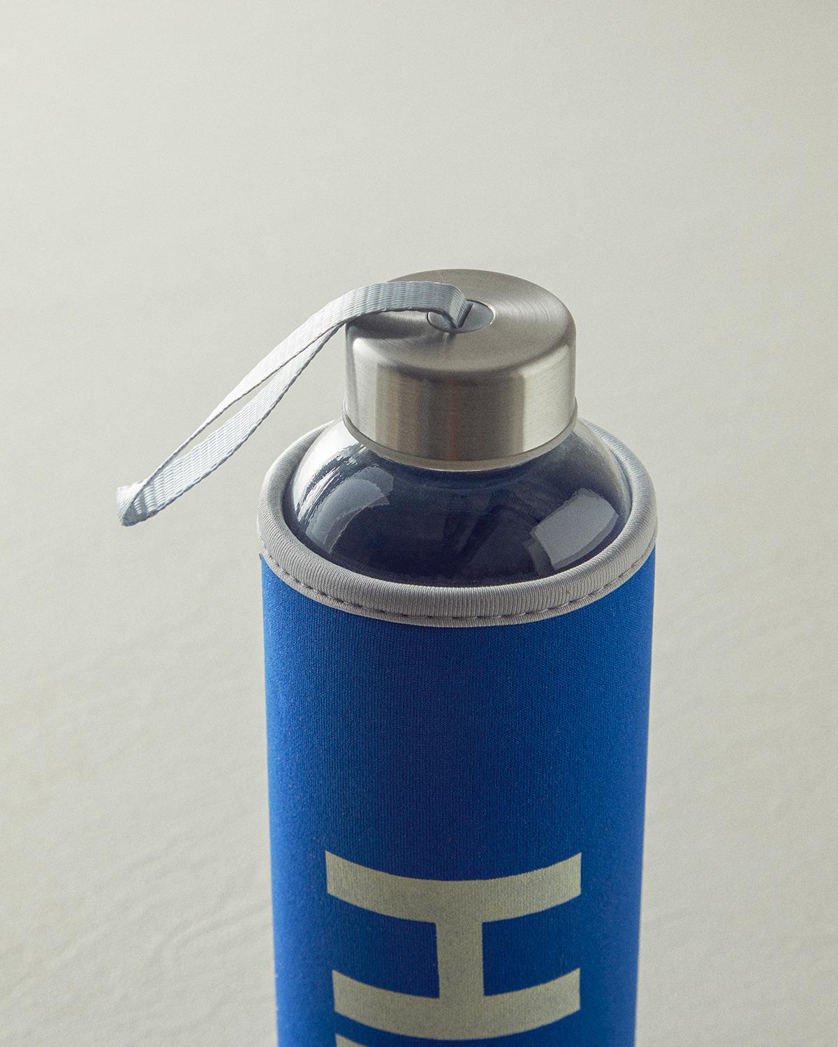 Best Bottle Cam Kılıflı Şişe 750 ml Mavi