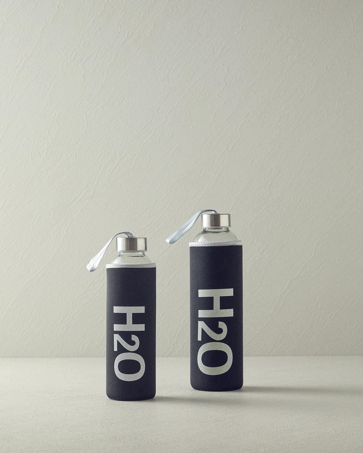 Best Bottle Cam Kılıflı Şişe 750 ml Siyah