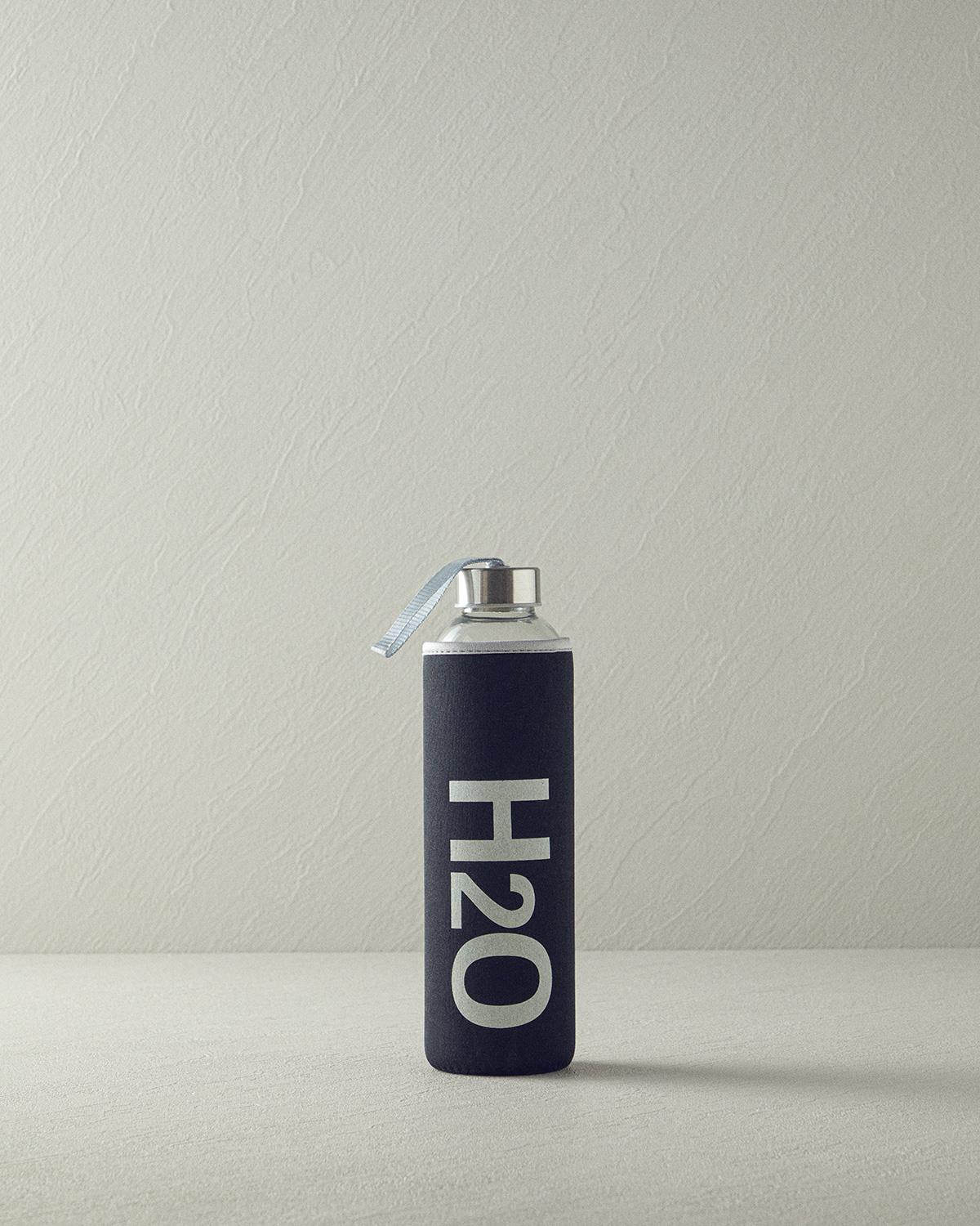 Best Bottle Cam Kılıflı Şişe 750 ml Siyah