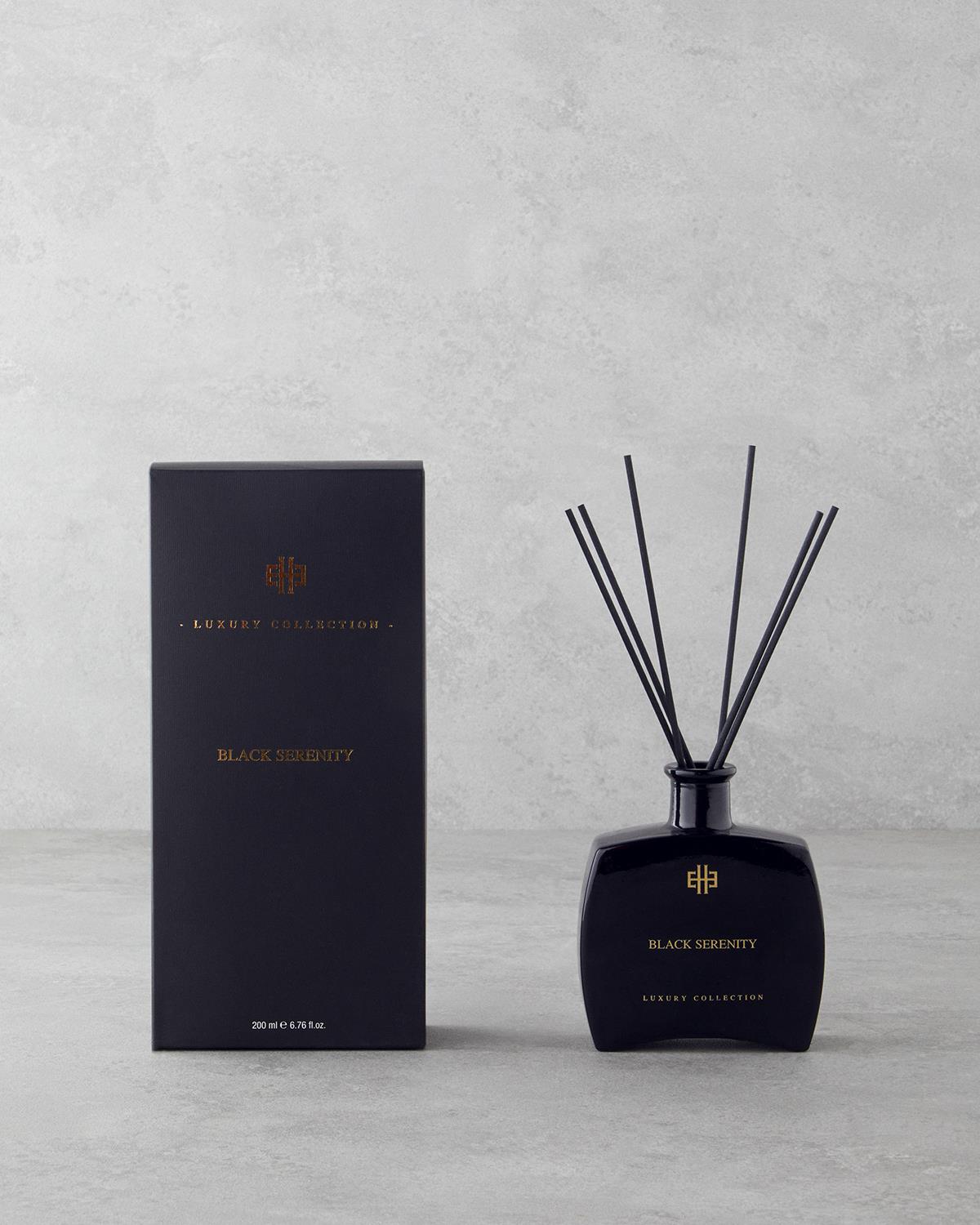 Black Serenity Çubuklu Oda Kokusu 200 ml Siyah