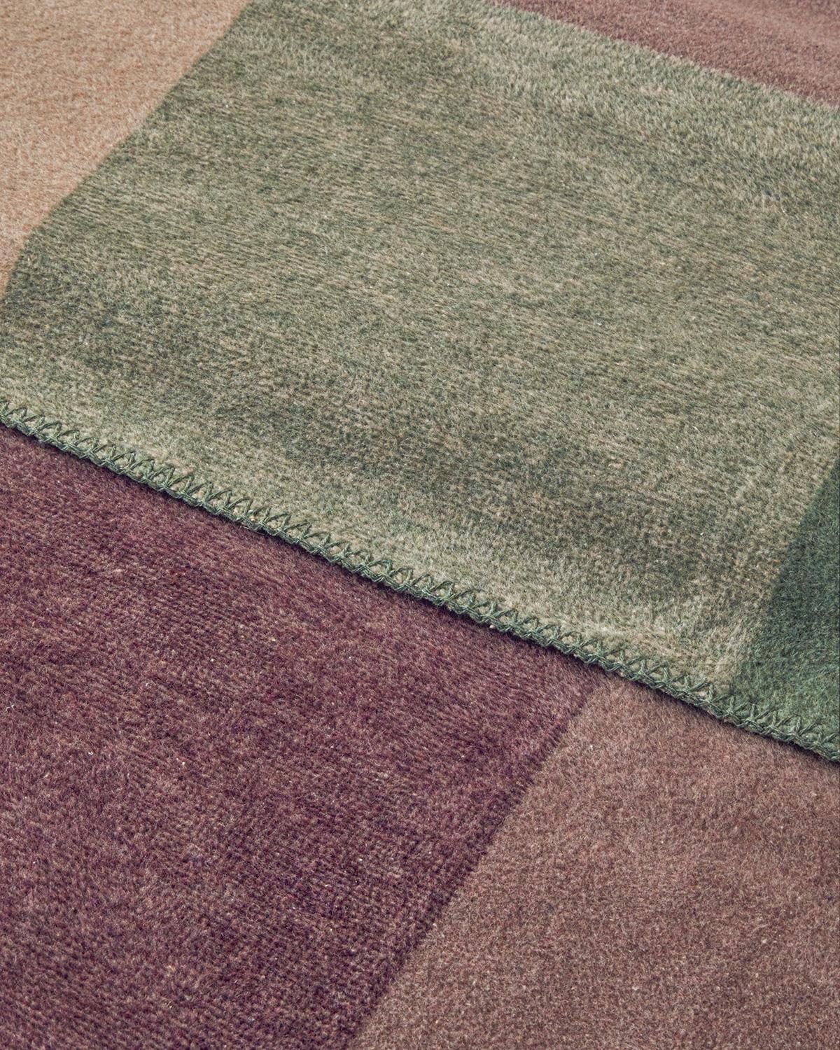 Block Pamuklu King Size Battaniye 220x240 cm Bej