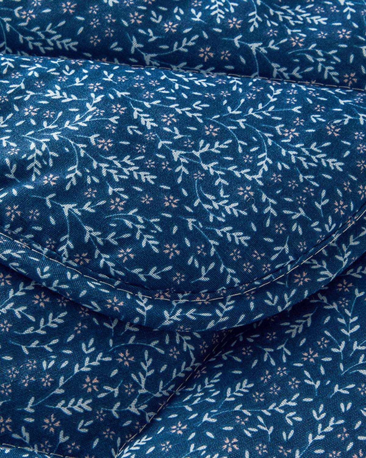 Bloomer Polycotton Çift Kişilik Yorgan Mavi