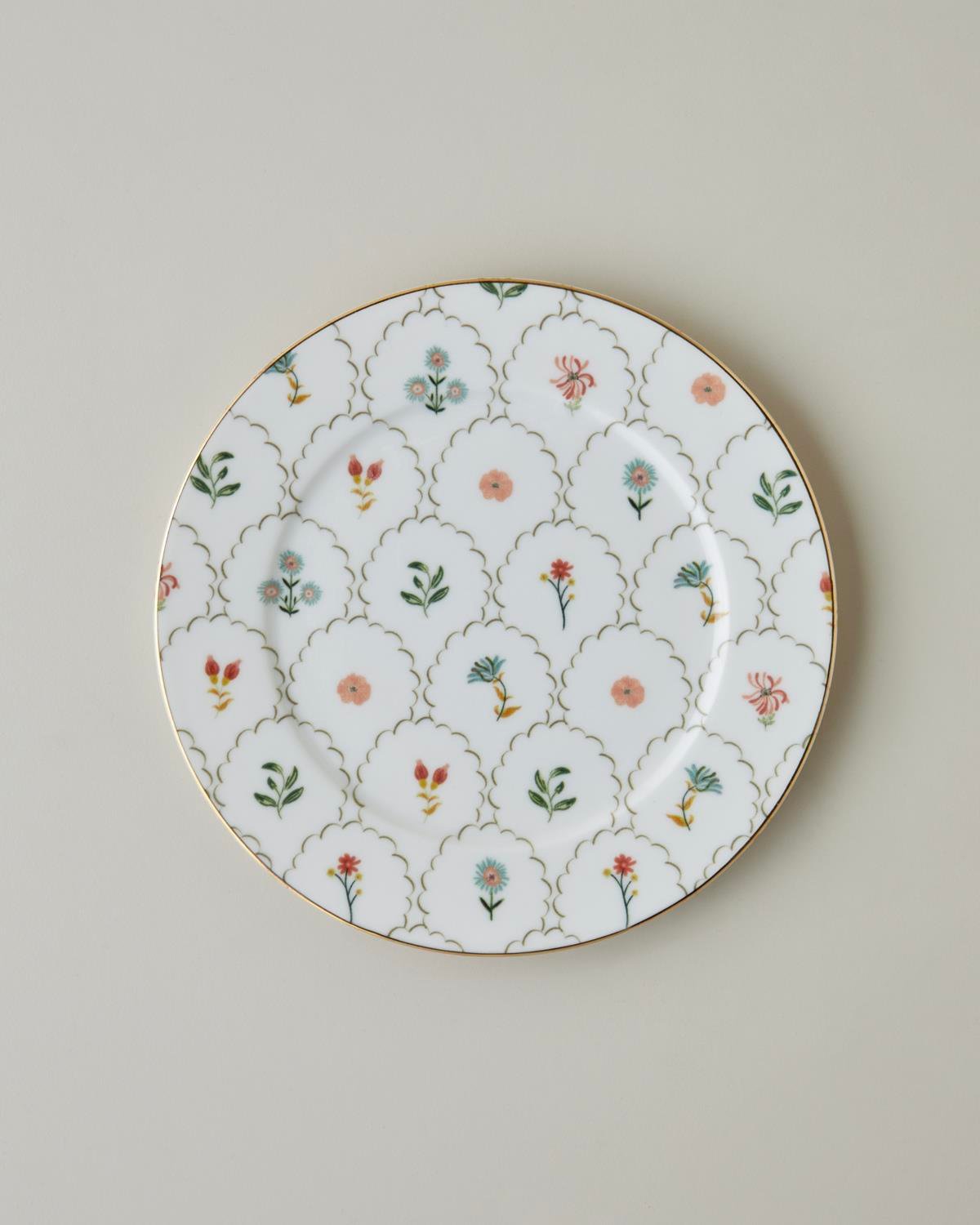 Bloomline Porselen Yemek Takımı 27 Parça 6 Kişilik Gold