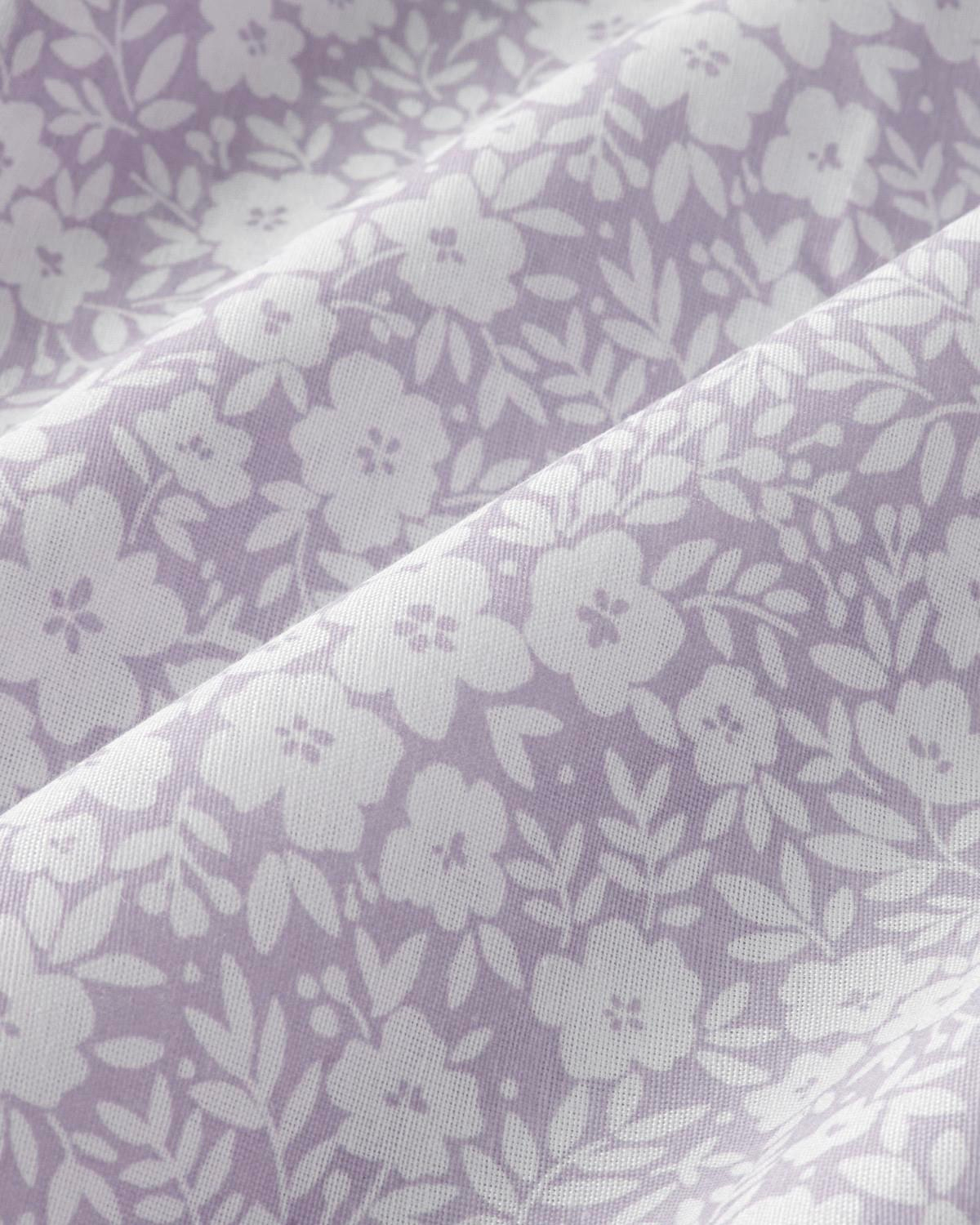 Blossira Kolay Ütülenir Çift Kişilik Nevresim Takımı 200x220 cm Lila