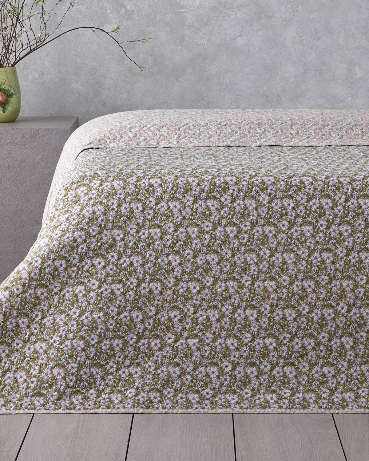 Blossom Harmony Çift Kişilik Çok Amaçlı Örtü 200x220 cm Lila