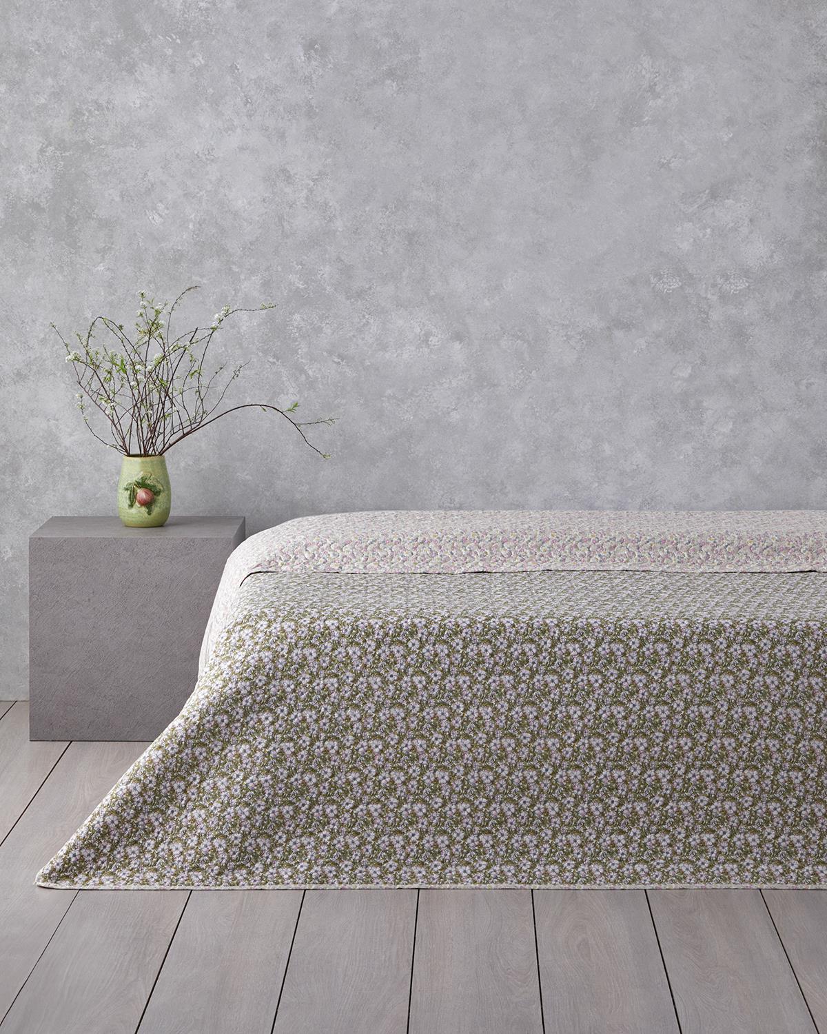 Blossom Harmony Çift Kişilik Çok Amaçlı Örtü 200x220 cm Lila