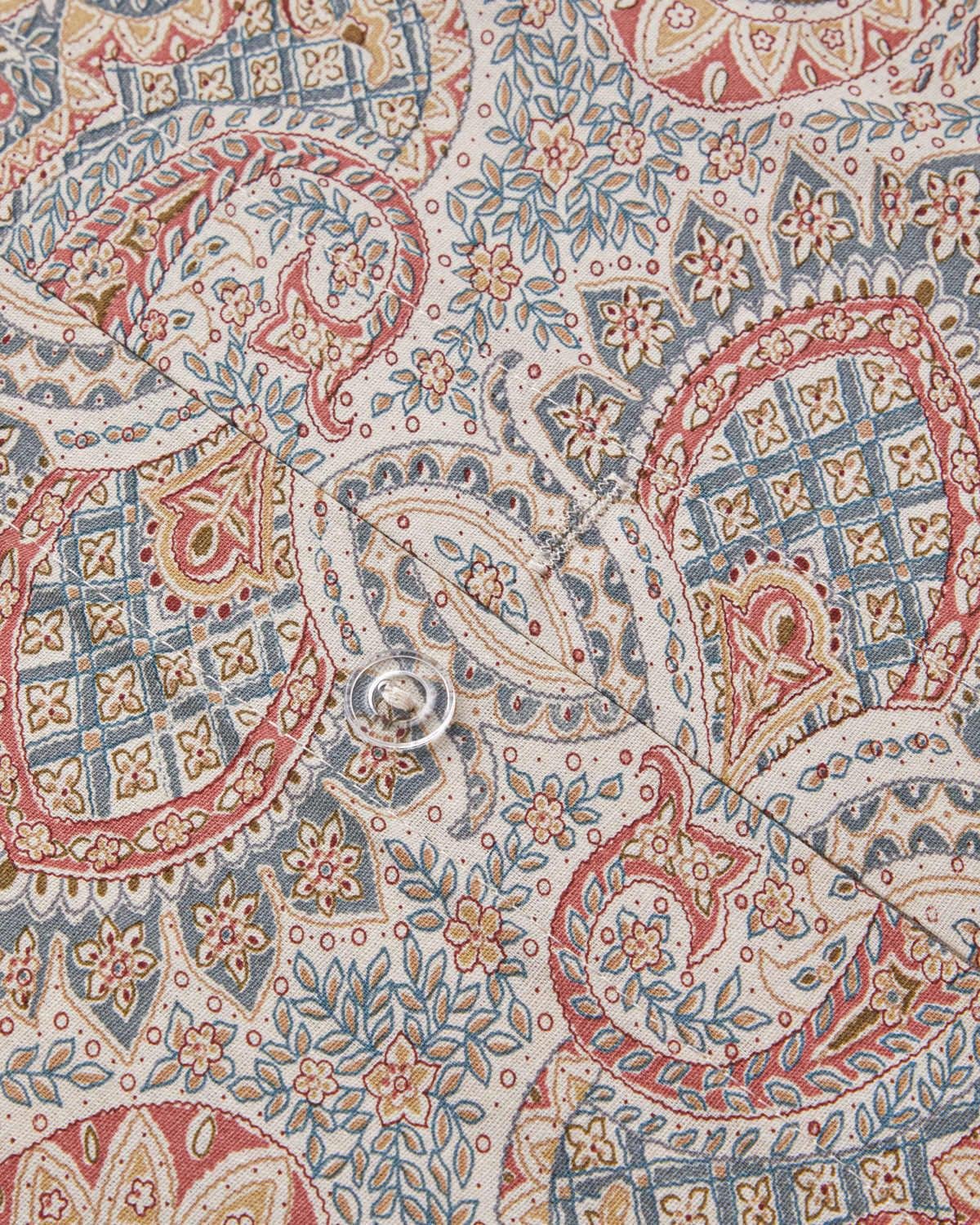 Boho Chic Pamuk Çift Kişilik Nevresim Takımı 200x220 cm Bej