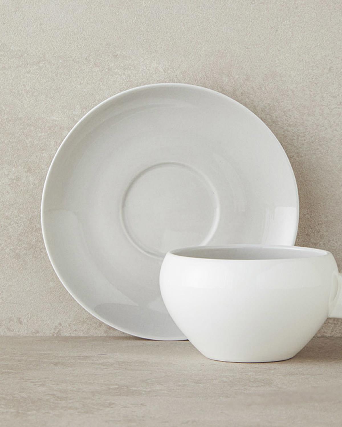 Boho New Bone China Çay Fincanı Takımı Gri