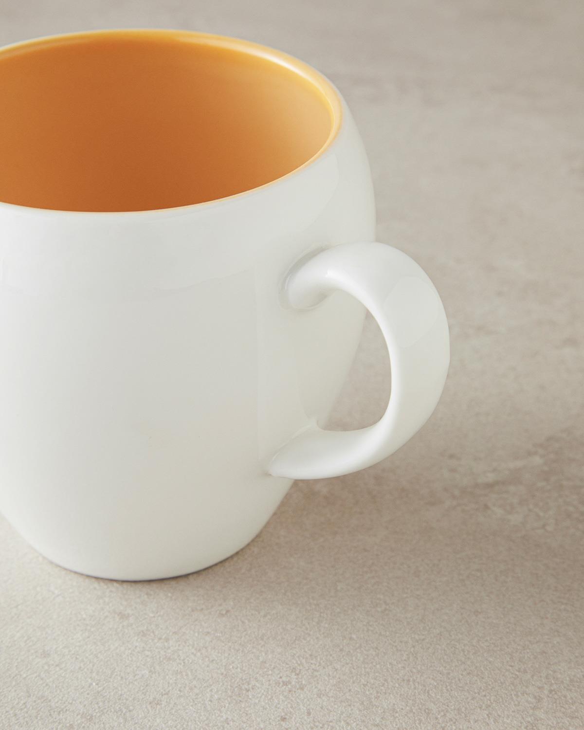 Boho New Bone China Kupa 450 ml Sarı