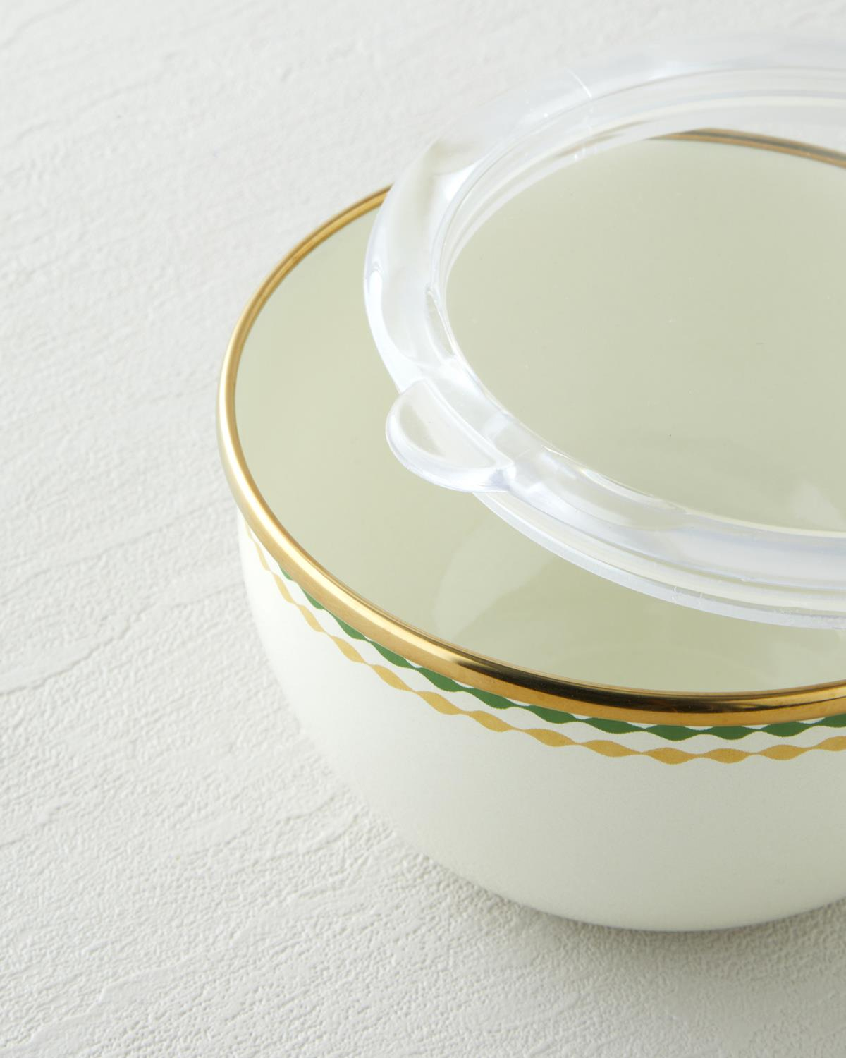 Botanic Garden Emaye 2'li Saklama Kabı 0,75 x 1,20 L Yeşil