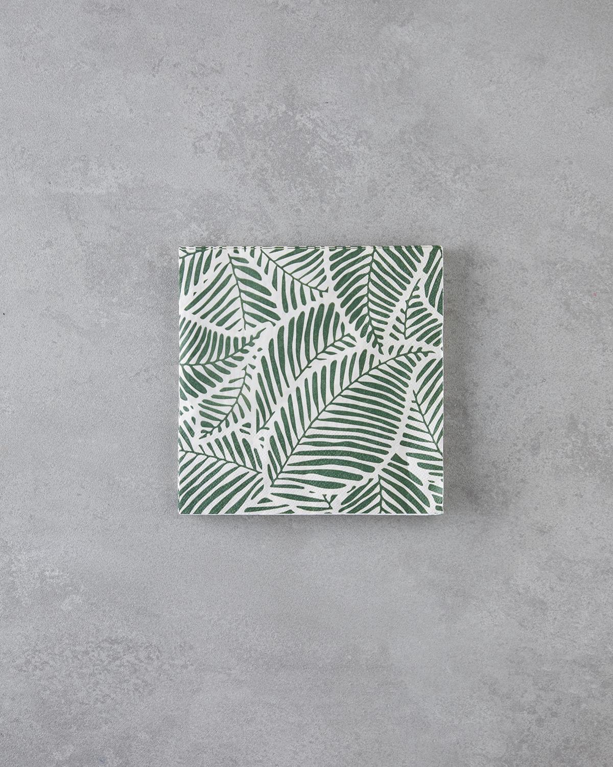 Botanica Kağıt 20'li Kağıt Peçete 33x33 cm Yeşil