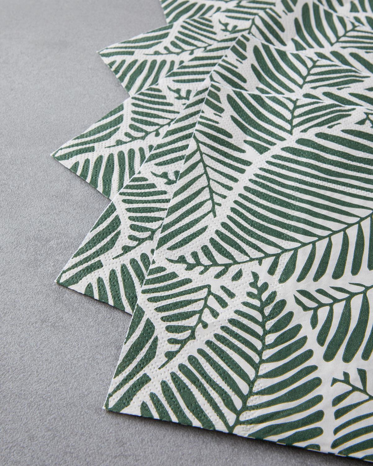 Botanica Kağıt 20'li Kağıt Peçete 33x33 cm Yeşil