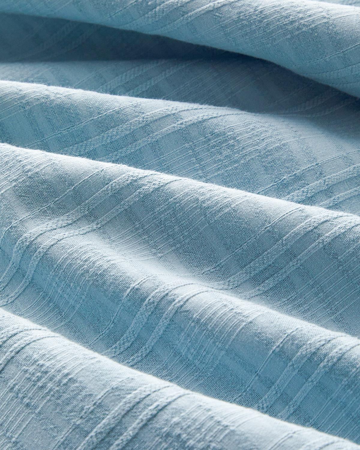 Breezy Escape Pamuk Ekose Çift Kişilik Nevresim Takımı 200x220 cm Mavi
