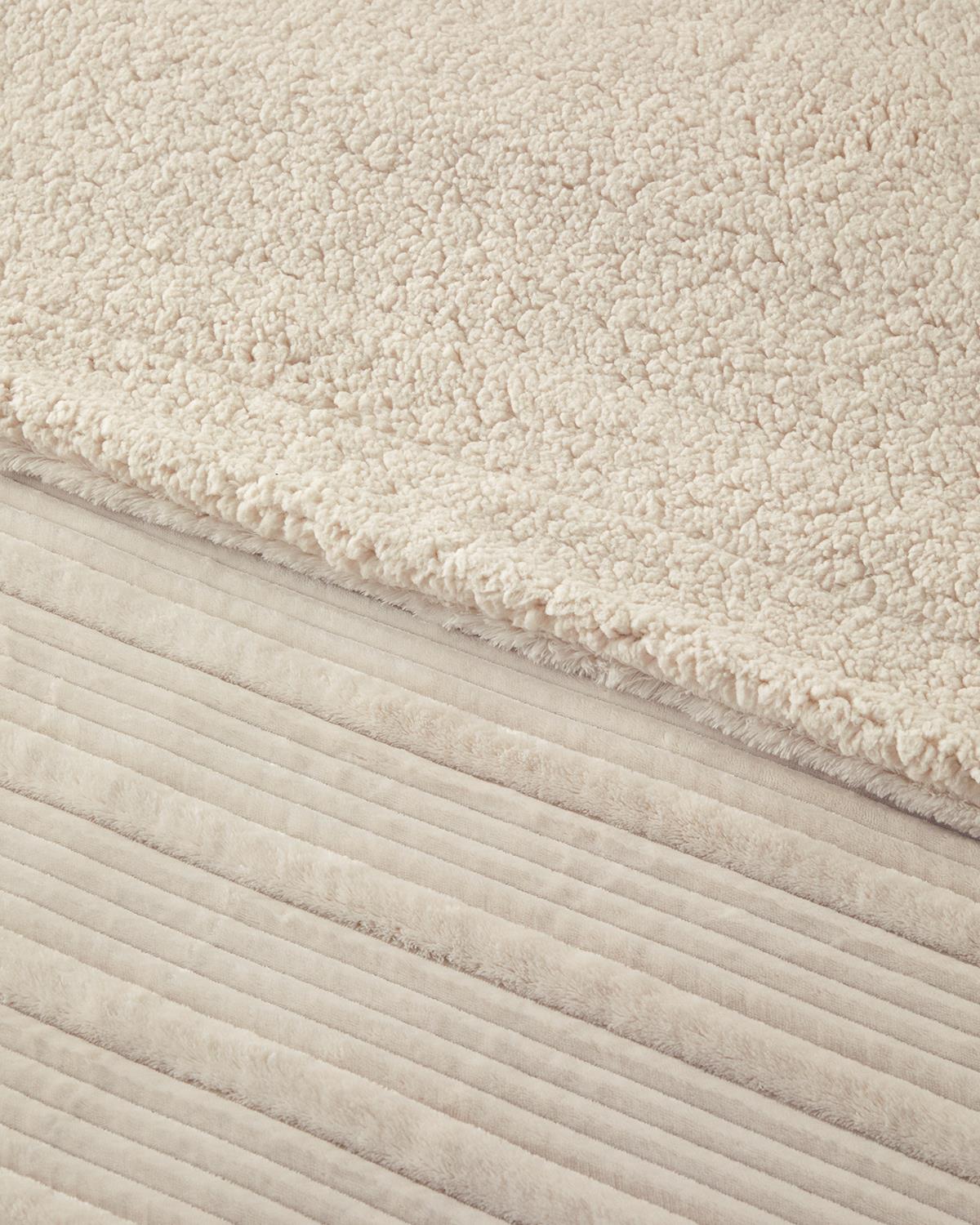 Bright Line Sherpa Supersoft Çift Kişilik Battaniye 200x220 cm Krem