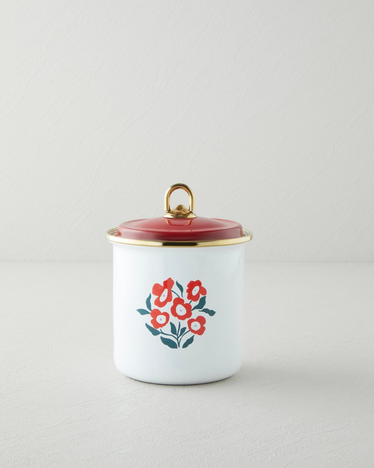 Bright Parade Emaye Baharatlik 0,75 L Kırmızı - Beyaz