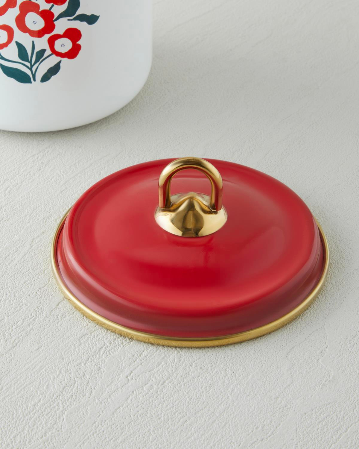 Bright Parade Emaye Baharatlik 0,75 L Kırmızı - Beyaz