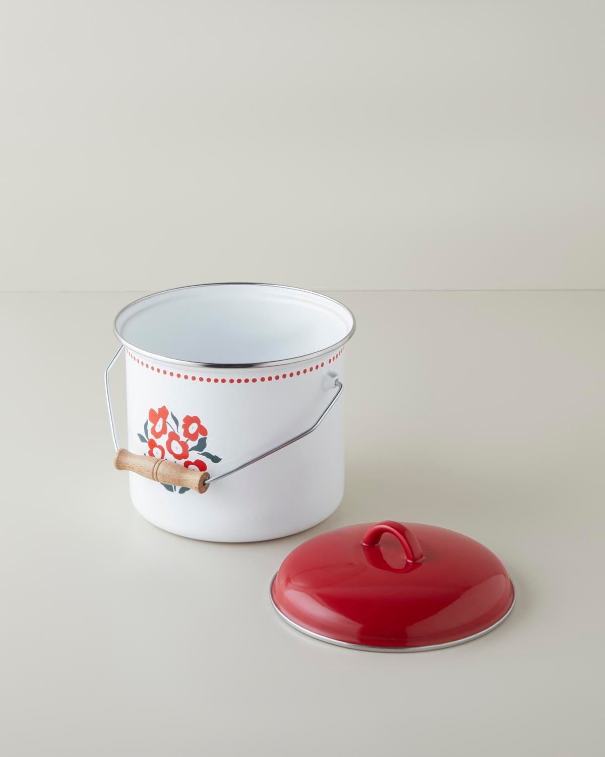 Bright Parade Emaye Bakraç 20 cm Kırmızı