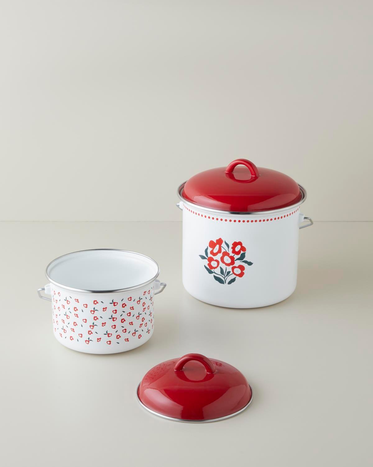 Bright Parade Emaye Bakraç 20 cm Kırmızı