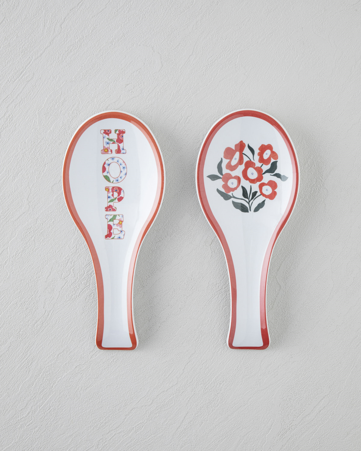 Bright Parade Melamin Kaşıklık Mutfak Gereci 24 cm Kırmızı - Beyaz