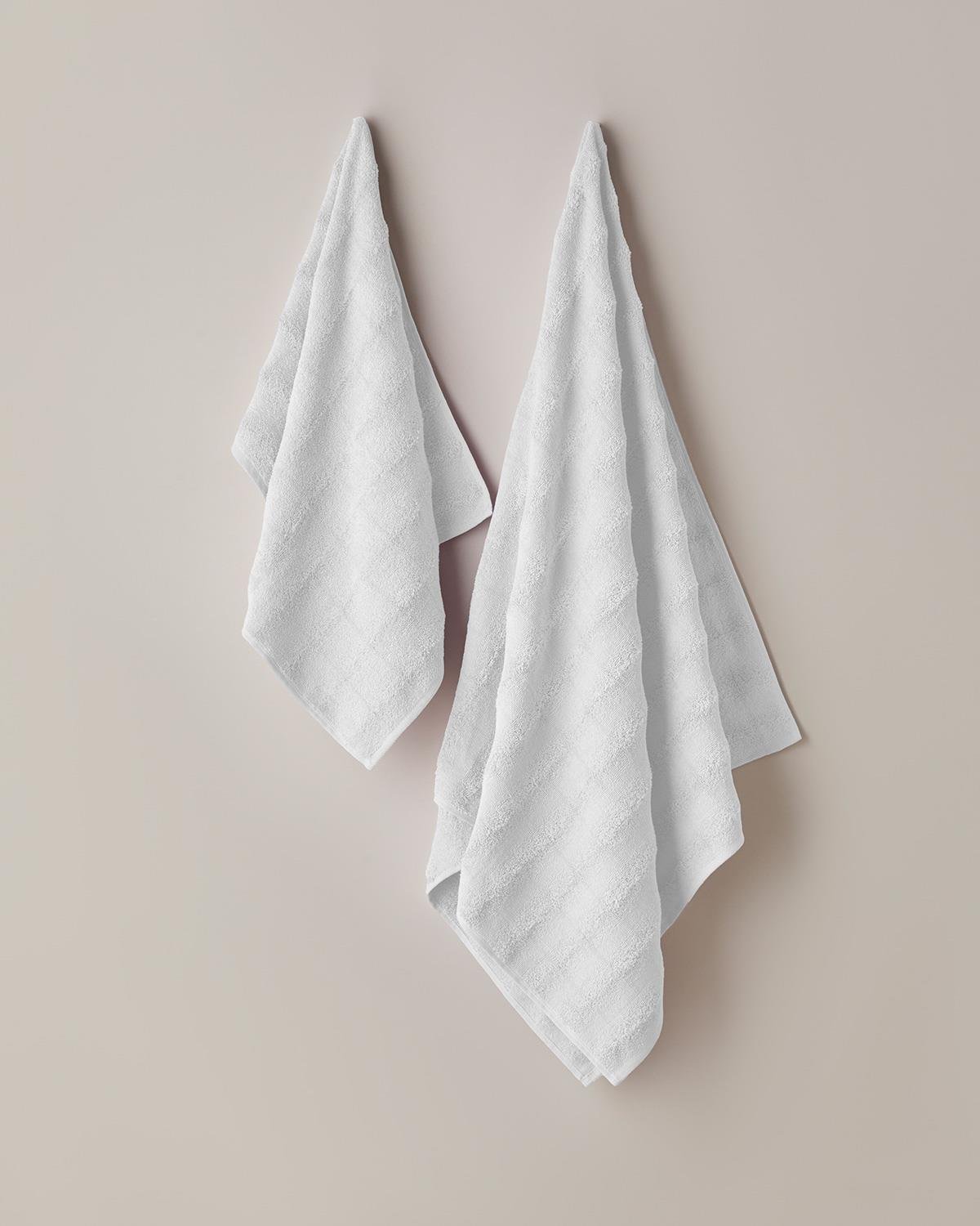 Bubble %100 Pamuk Yüz Havlusu 50x80 cm Ekru