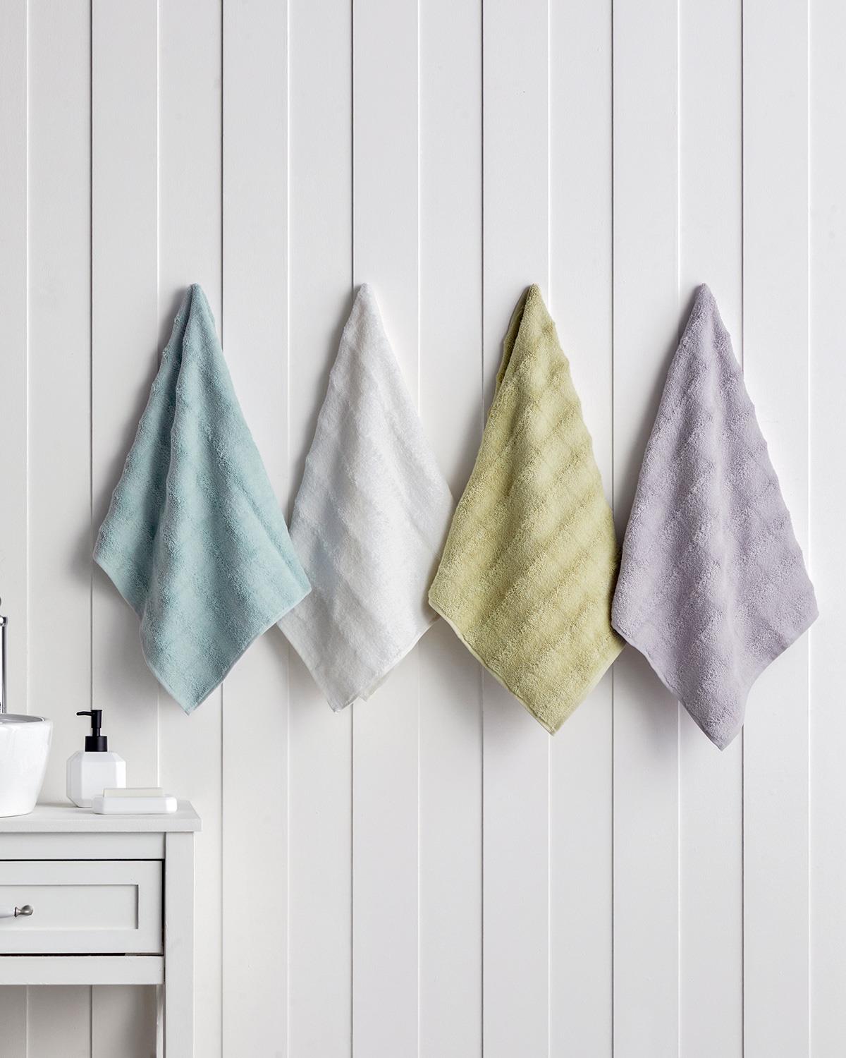 Bubble %100 Pamuk Yüz Havlusu 50x80 cm Ekru