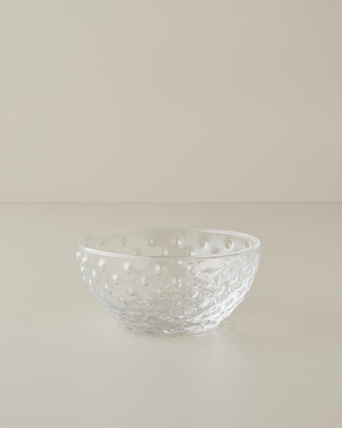 Bubbles Cam Kase 14 cm Şeffaf