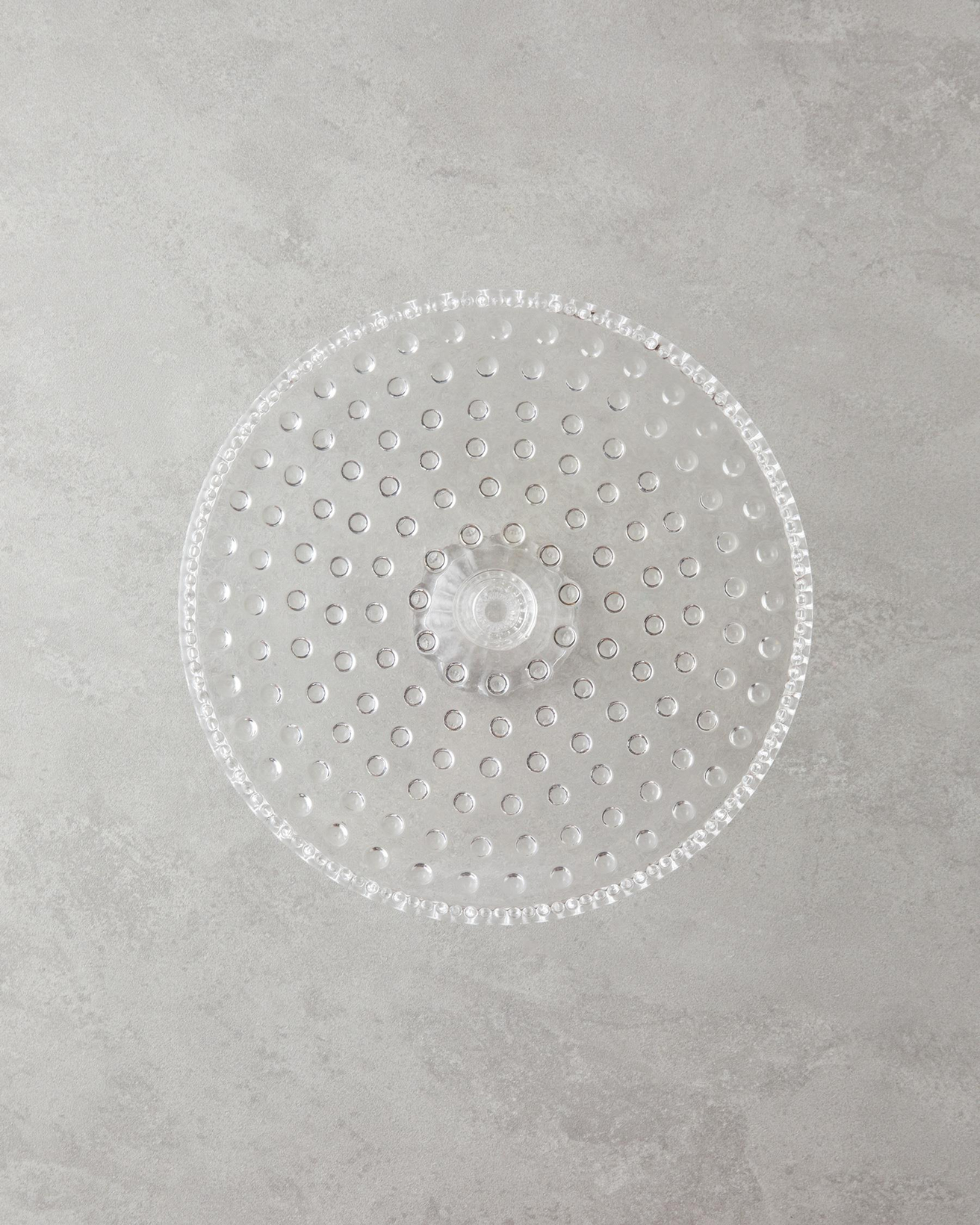 Bubbles Cam Kek Standı 28x16 cm Şeffaf