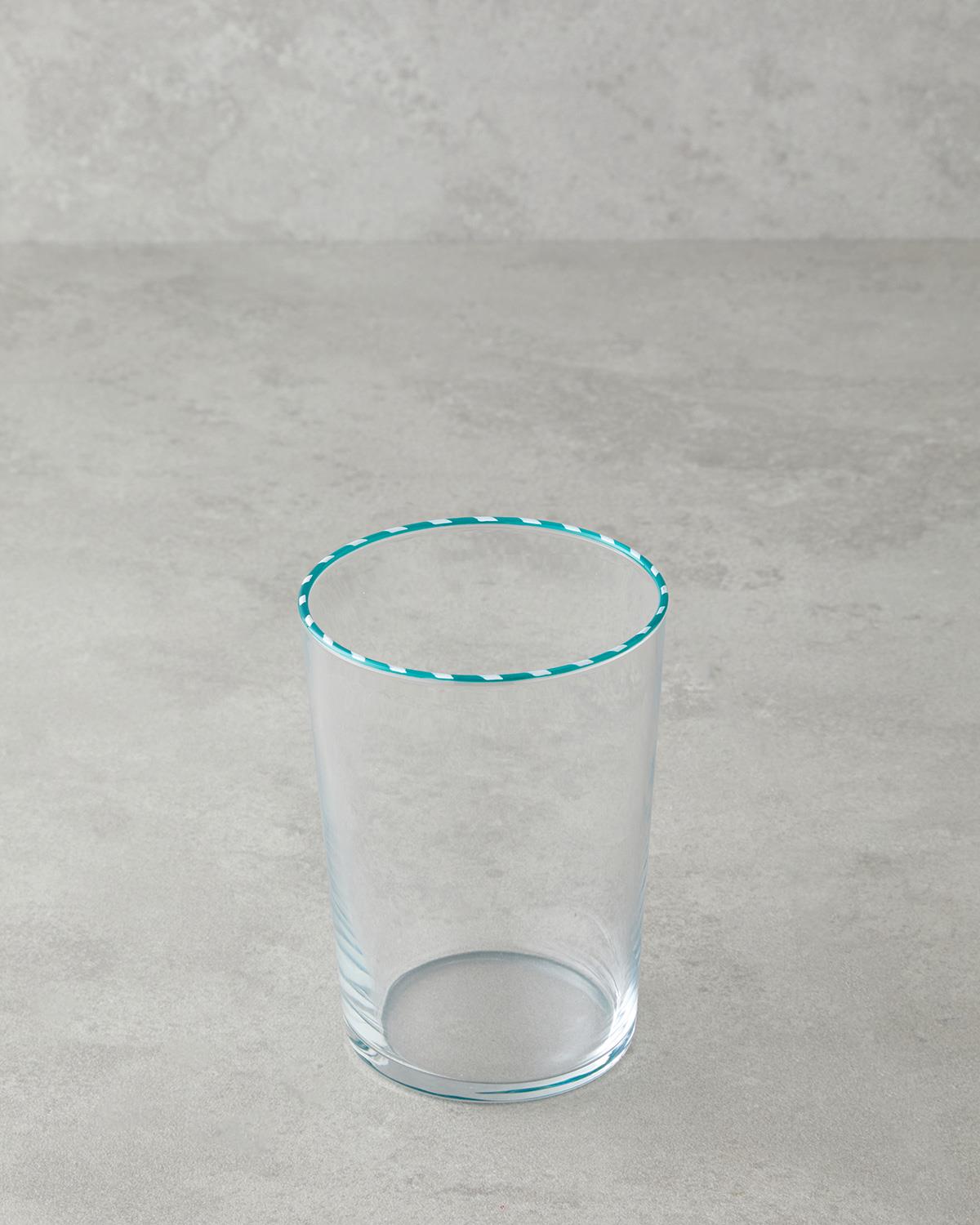 Candy Cane Stripe Cam Bardak 510 ML Yeşil