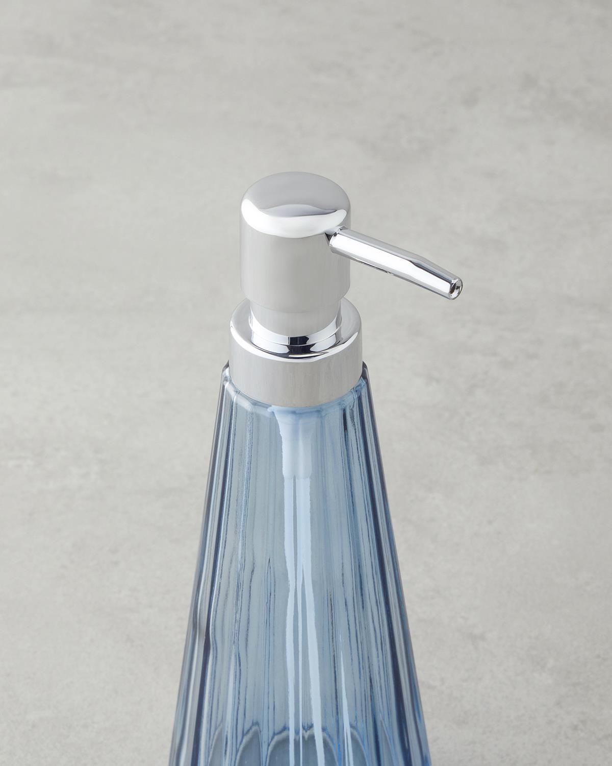 Cannes Banyo Sıvı Sabunluk 22,5 cm Mavi