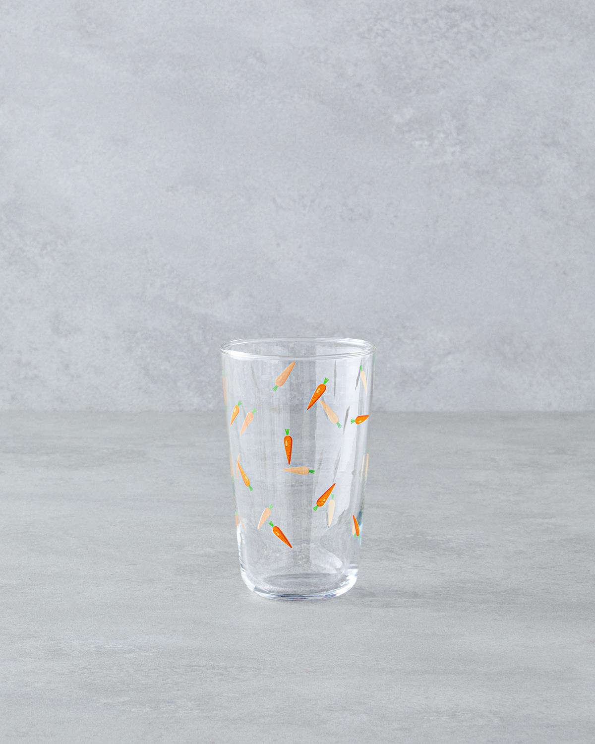 Carrot Cam 3'lü Bardak 400 ml Turuncu