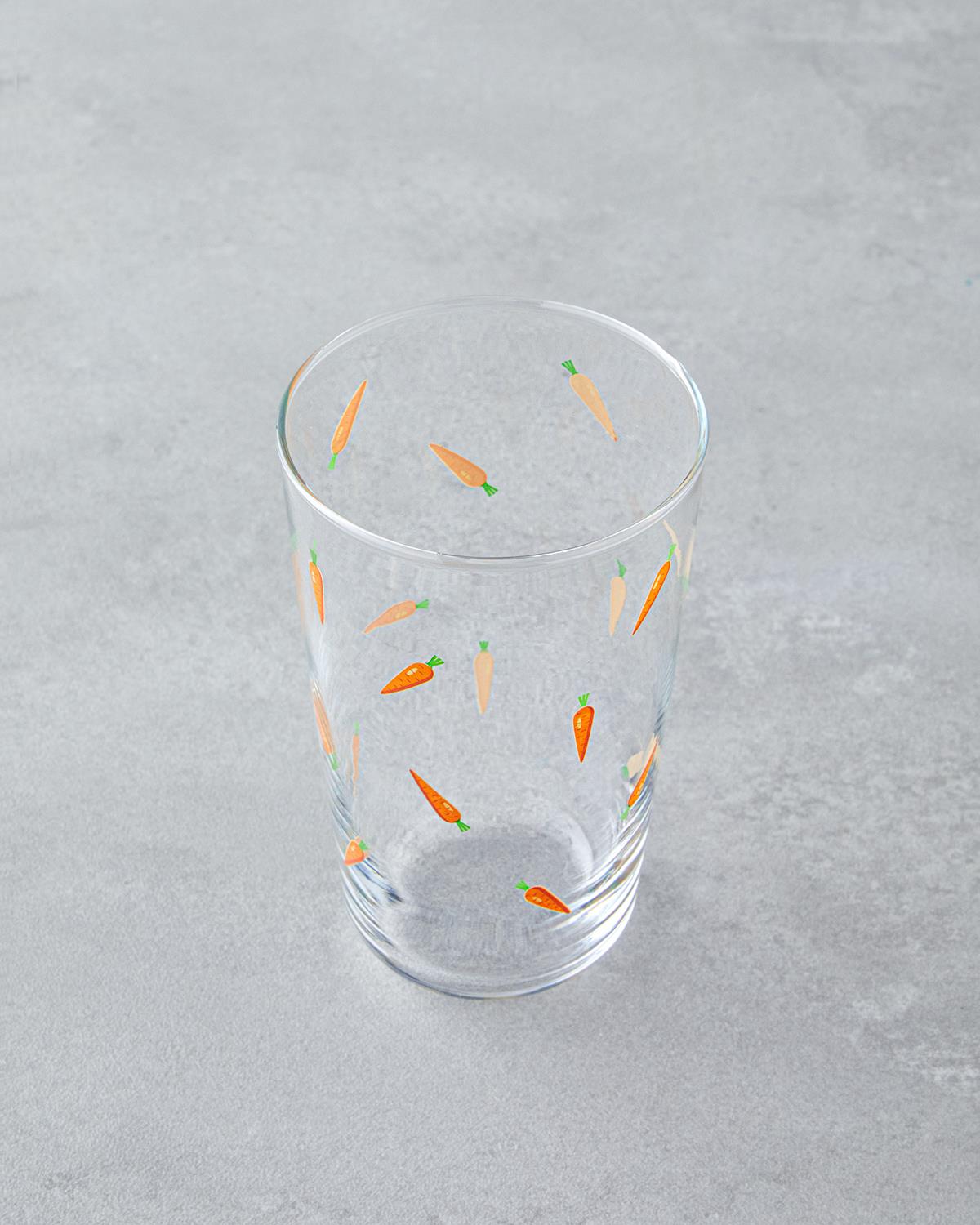 Carrot Cam 3'lü Bardak 400 ml Turuncu