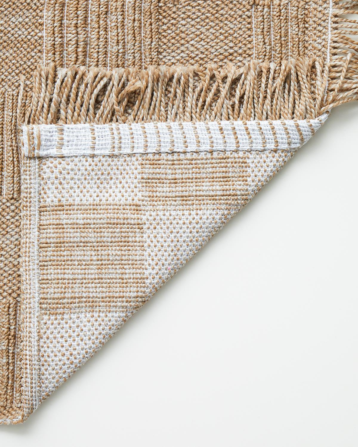 Checker Bukle Kilim 120x180 cm Natural