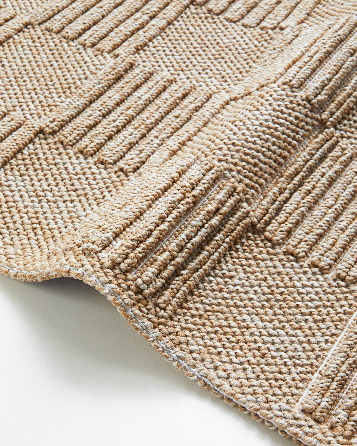 Checker Bukle Kilim 120x180 cm Natural