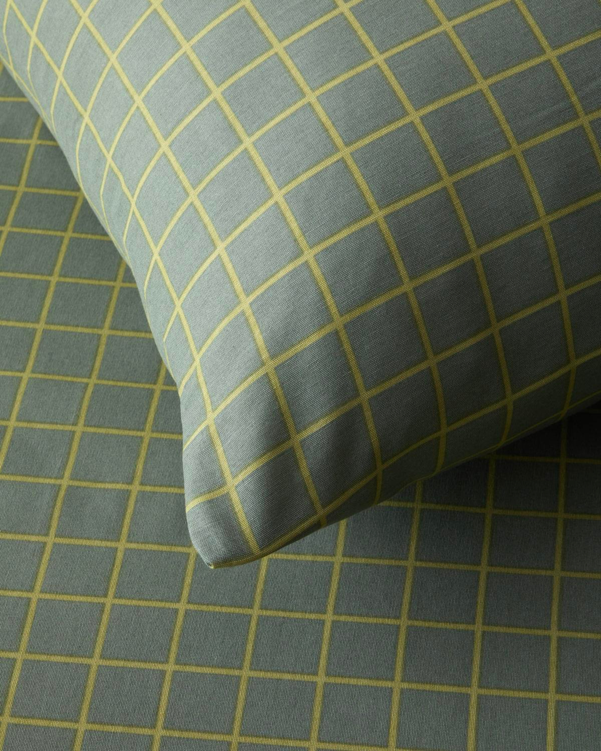 Checkmate Kolay Ütülenir Tek Kişilik Nevresim Seti 160x220 cm Yeşil
