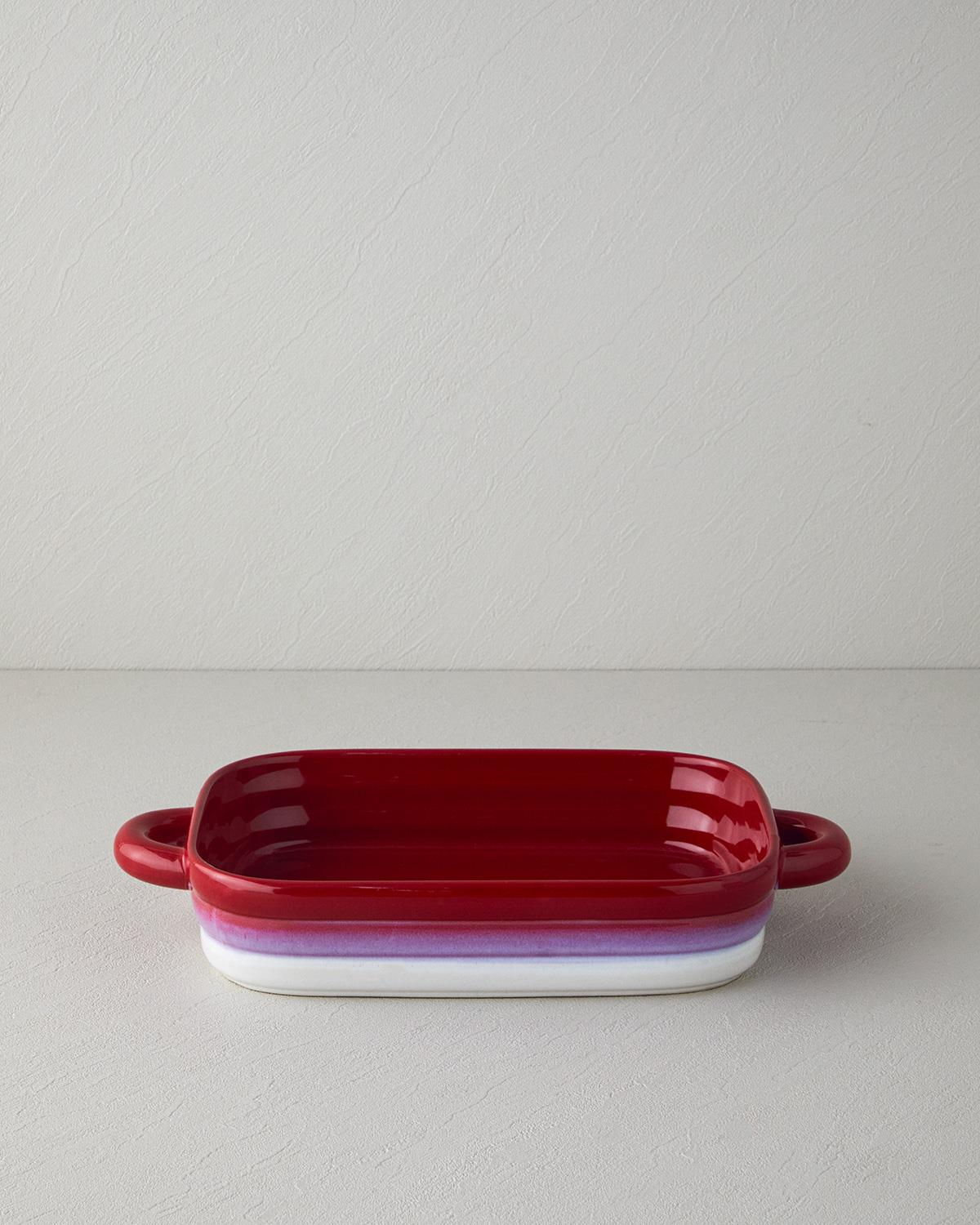 Cheerful Stoneware Fırın Kabı Kırmızı