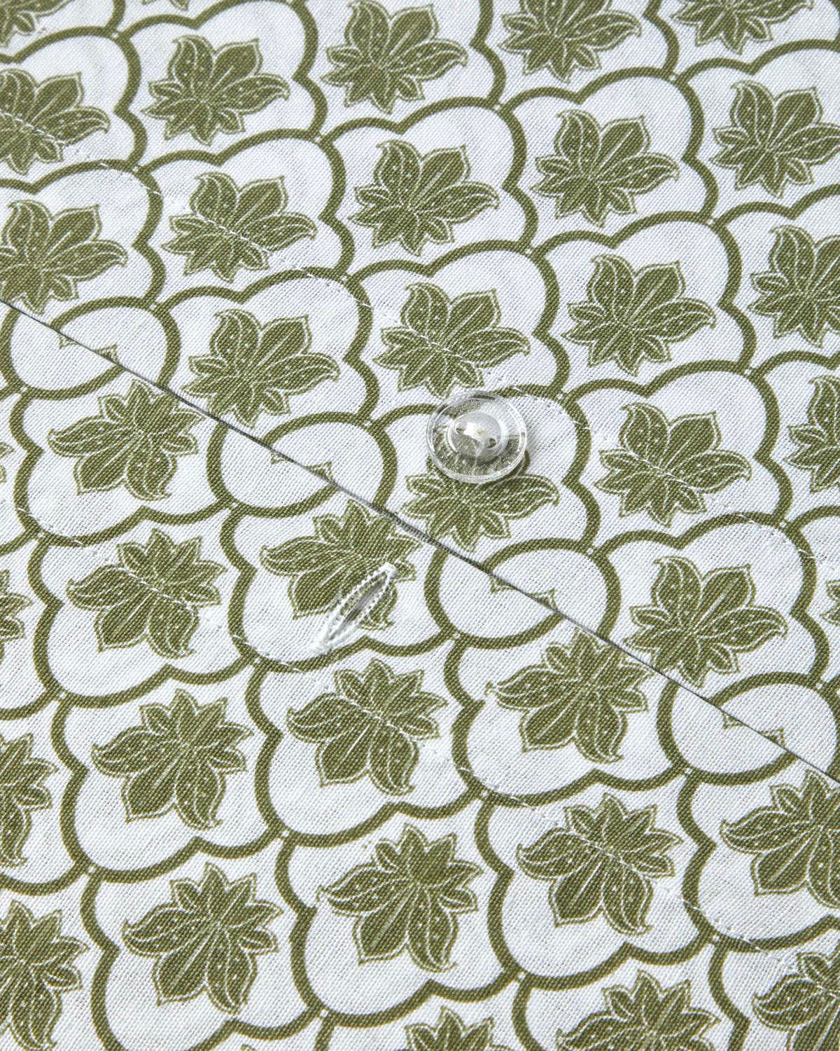 Chic Bloom Kolay Ütülenir Çift Kişilik Nevresim Takımı 200x220 cm Yeşil