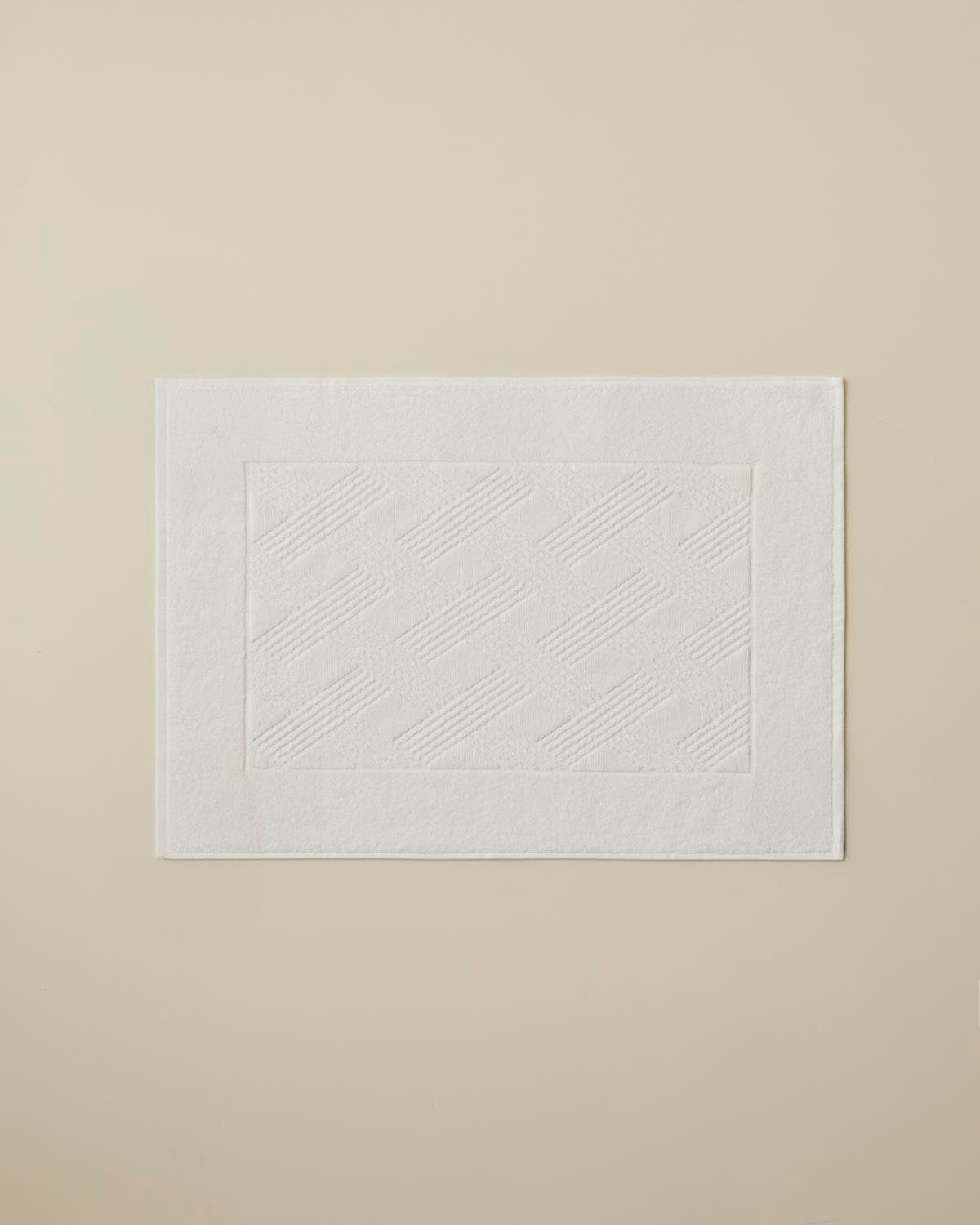 Chic Diamond Pamuk Ayak Havlusu 50x70 cm Fildişi