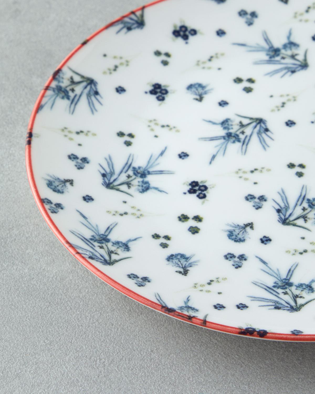 Chimera Bone Porselen Pasta Tabağı 19 cm Mavi