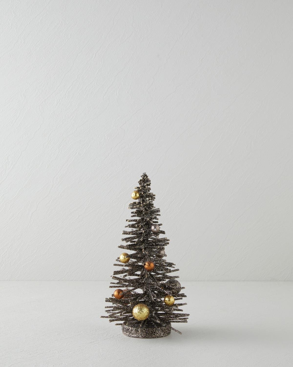 Christmas Tree Dekoratif Obje 25 cm Koyu Kahverengi